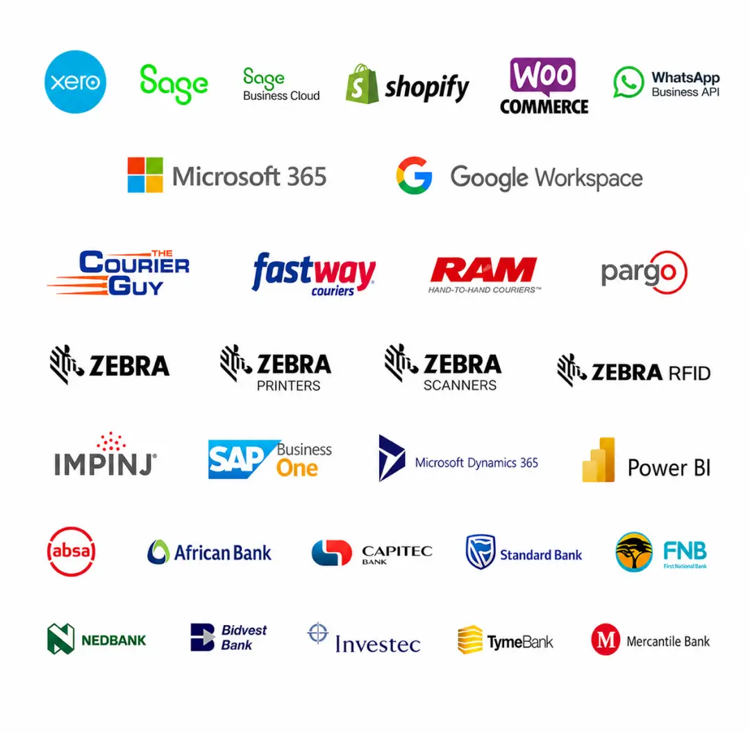 KioskPOS integration partner logos